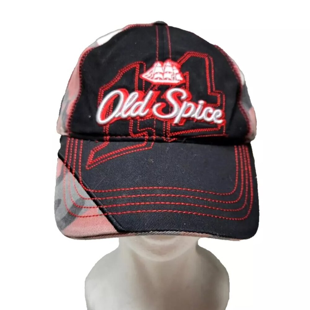 NASCAR OLD SPICE #14 Chase Authentics Hat Cap Tony Stewart Black Camo OSFM